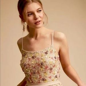 BHLDN Adrianna Papell Syrah Dress Size 8